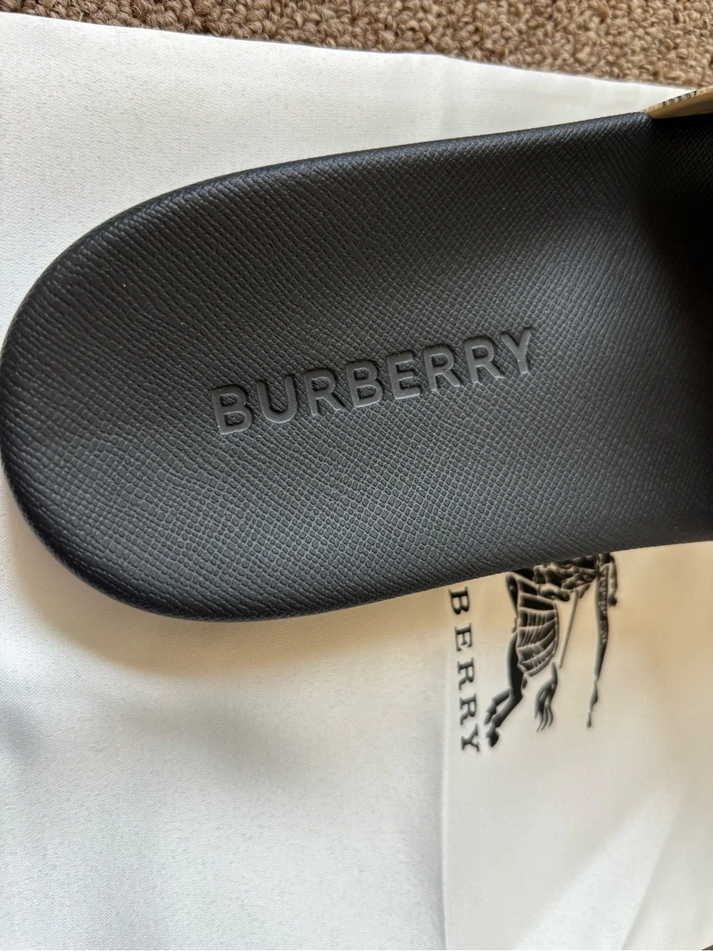 Burberry image depicts